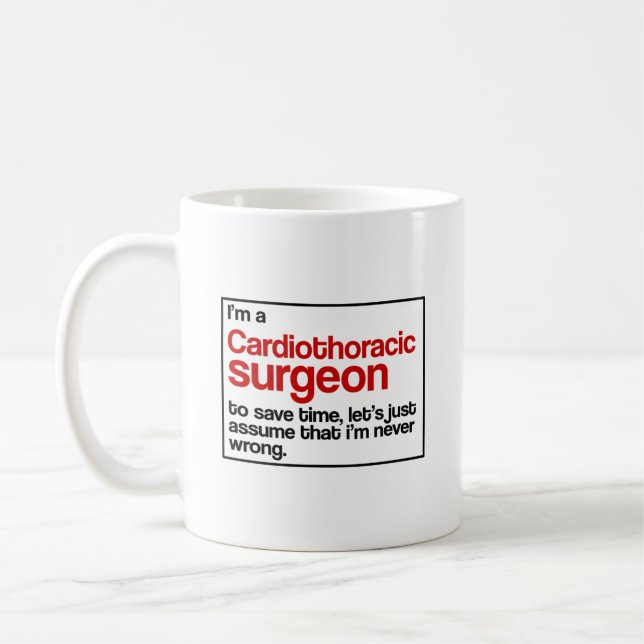 Cardiothoracic kirurg kaffemugg (Vänster)