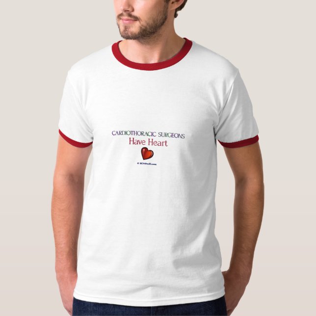Cardiothoracic kirurgar har hjärta tee (Framsida)