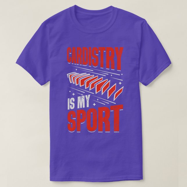Cardistry Artist Magician Cardist Gift T Shirt (Design framsida)