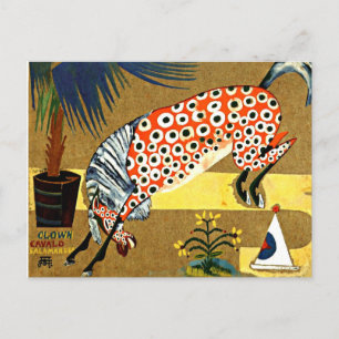 Cardoso - Clown Horse Salamandra Vykort