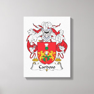 Cardoso familjvapensköld canvastryck