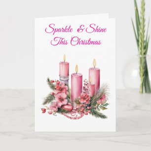Cards-"Elegant Rosa julkortsinsamling" Kort