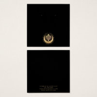 Cards för den kelestiala Måne Guld svarta Visninge
