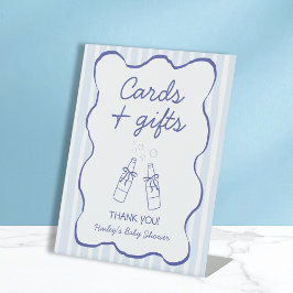 Cards & Gifts Soda Bottle Blue Baby Shower
