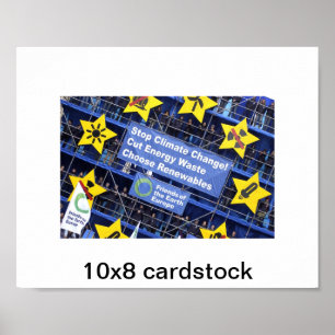 cardstock 10x8 poster