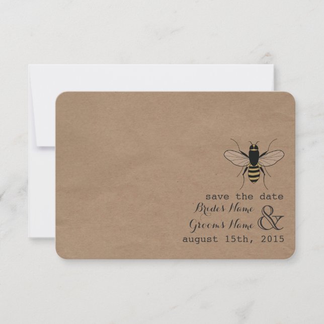 Cardstock nspired honey Spara datum Datumet (Framsida)
