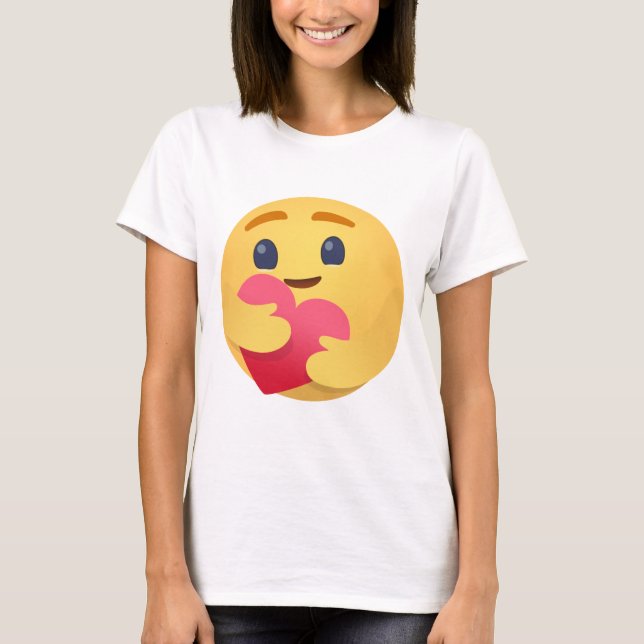 Care Emojis Facebook T Shirt (Framsida)