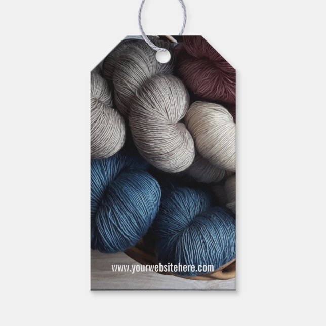 Care Instructions Wool Linen Sewn Knitted  Presentetikett (Framsidan)