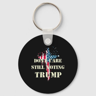 Care Voump Trump Patriotic American Flagga Cr Nyckelring