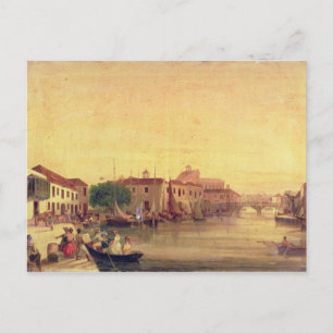 Careenage, Bridgetown, Barbados, c.1848 Vykort