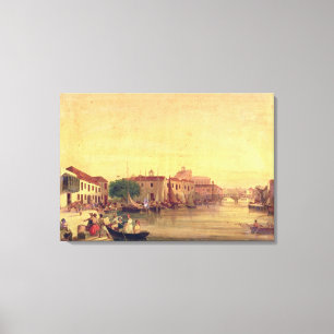 Careenagen, Bridgetown, Barbados, c.1848 Canvastryck
