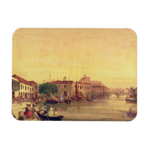 Careenagen, Bridgetown, Barbados, c.1848 Magnet