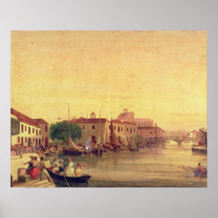 Careenagen, Bridgetown, Barbados, c.1848 Poster