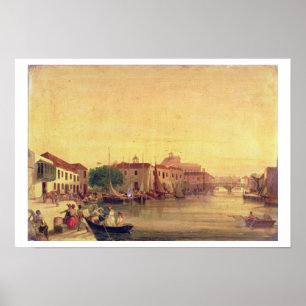 Careenagen, Bridgetown, Barbados, c.1848 Poster