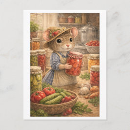 Career Mouse as Canner Vykort