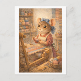 Career Mouse as Weaver Vykort