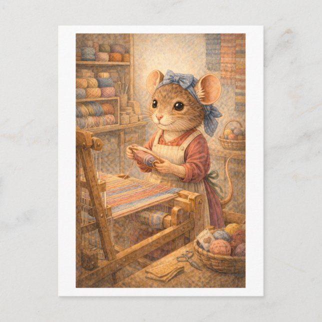 Career Mouse as Weaver Vykort (Framsida)