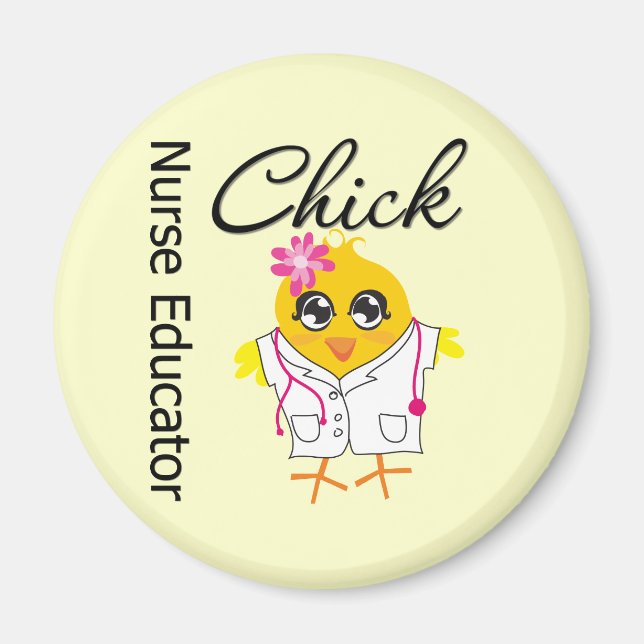 Career Nurse Chick - sjuksköterskeelever Magnet (Framsidan)