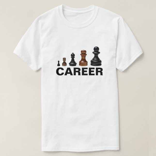 Career Väg lustigt anpassade Tee Shirt (Design framsida)