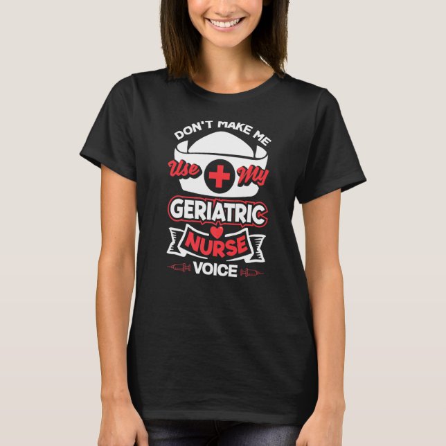 Caregiver gör inte att jag får Använda mitt gyneko T Shirt (Framsida)