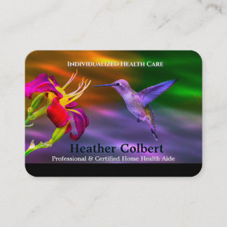 Caregiver Hum Helper Professional Business Card Visitkort