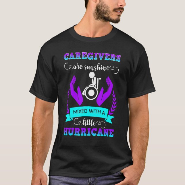 Caregiver Sunshine Nurse Assistant Practiker Ca T Shirt (Framsida)
