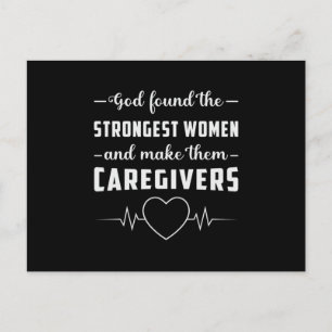 Caregivers Caregiver Nurse Nursing Care Funny Gift Vykort