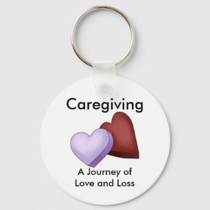 Caregiving en resa av kärlek och förlust Keychai Nyckelring
