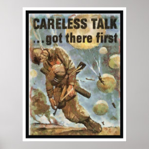 CARELESS TALK POSTER