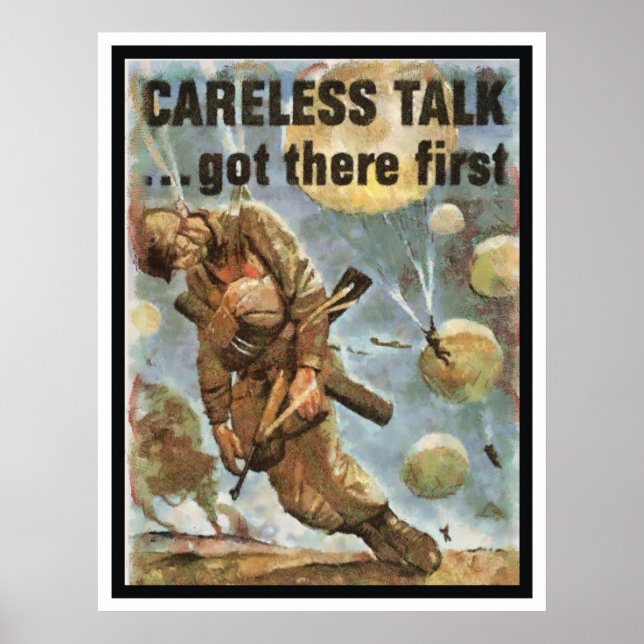 CARELESS TALK POSTER (Framsidan)