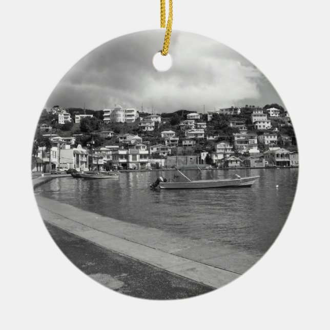 Carenage prydnad julgransprydnad keramik (Framsidan)