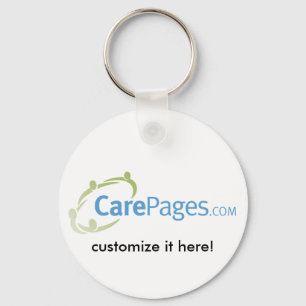 CarePages.com anpassningsbar Keychain Nyckelring