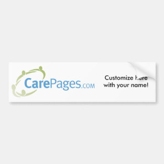 CarePages.com anpassningsbarbildekal Bildekal