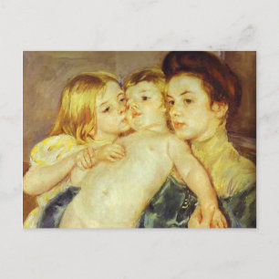 Caress. 1902, Mary Cassatt Vykort