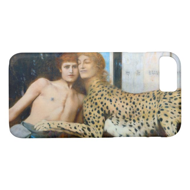 Caresses, Fernand Khnopff Case-Mate iPhone Skal (Baksida (horisontal))