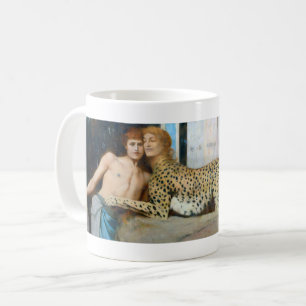 Caresses, Fernand Khnopff Kaffemugg
