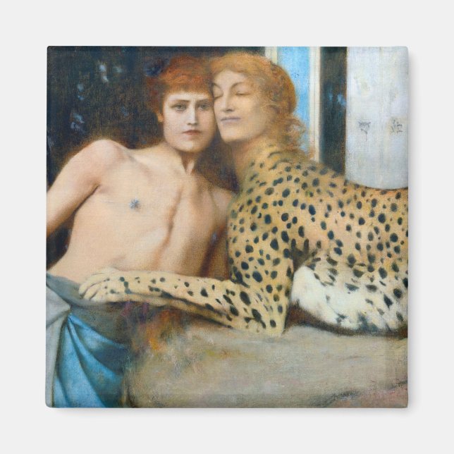Caresses, Fernand Khnopff Magnet (Framsidan)