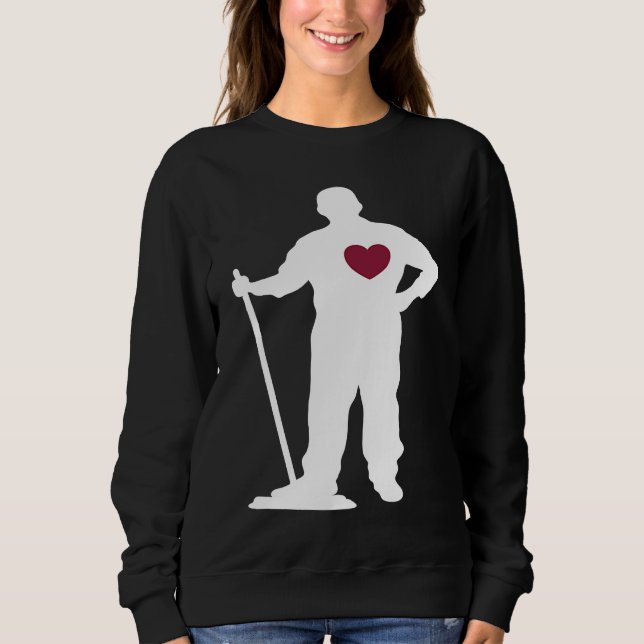 caretaker cleaner janitor custodian cleanser for w t shirt (Framsida)