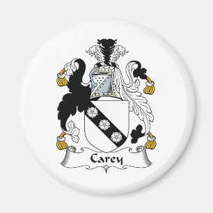 Carey familjvapensköld magnet
