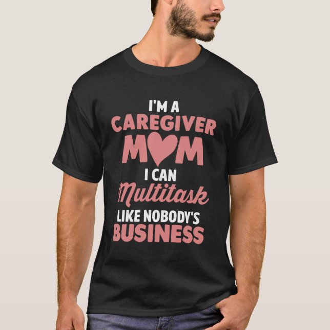 Carger Mamma I kan köra flera program samtidigt so T Shirt (Framsida)