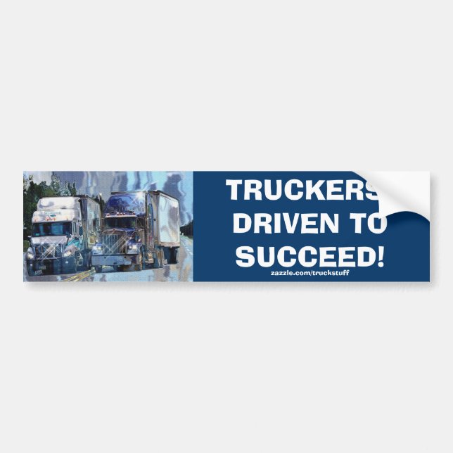 CARGO LASTBIL BIG RIG TRUCKERS Bumper Sticker Bildekal (Framsidan)