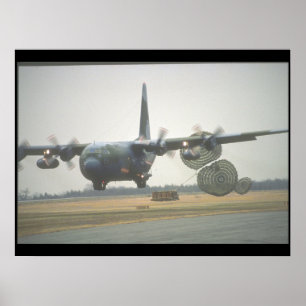 cargo_Military flygplan för C-130 Hercules LAPES Poster