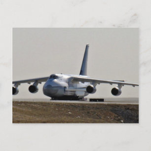 Cargolifter flygplan på flygplats vykort