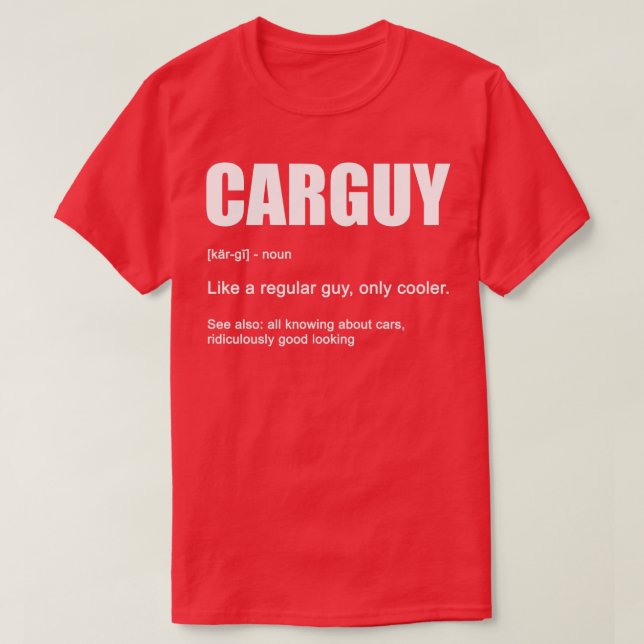 Carguy Mörk Edition T Shirt (Design framsida)