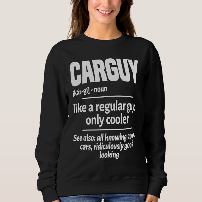 Carguy Noun Definition Turbo Wheel Auto Engine Gar T Shirt (Framsida)