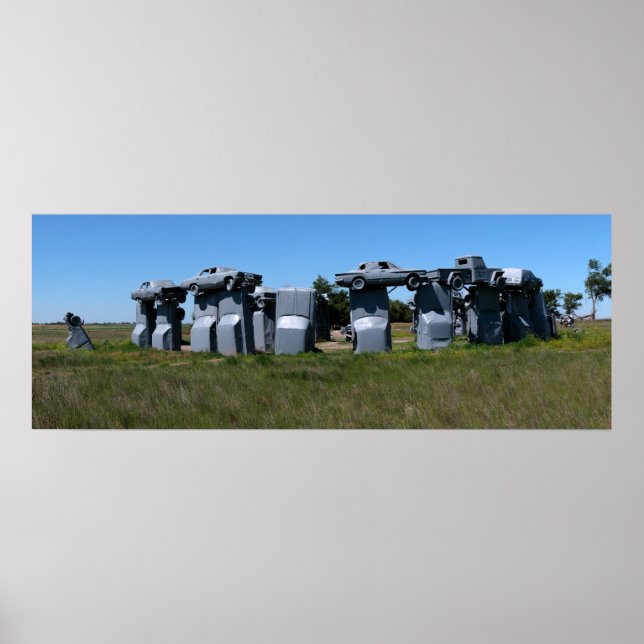 Carhenge, Nebraska Panoramic 1 Poster (Framsidan)