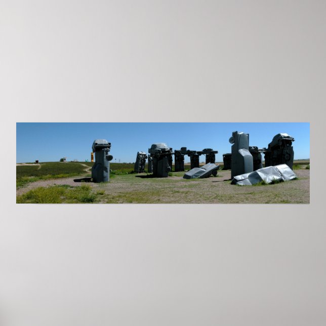 Carhenge, Nebraska Panoramic 2 Poster (Framsidan)