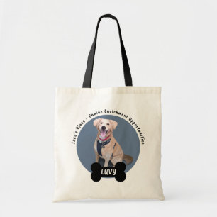 CARI - LUVY CANVAS TOTE BAG TYGKASSE