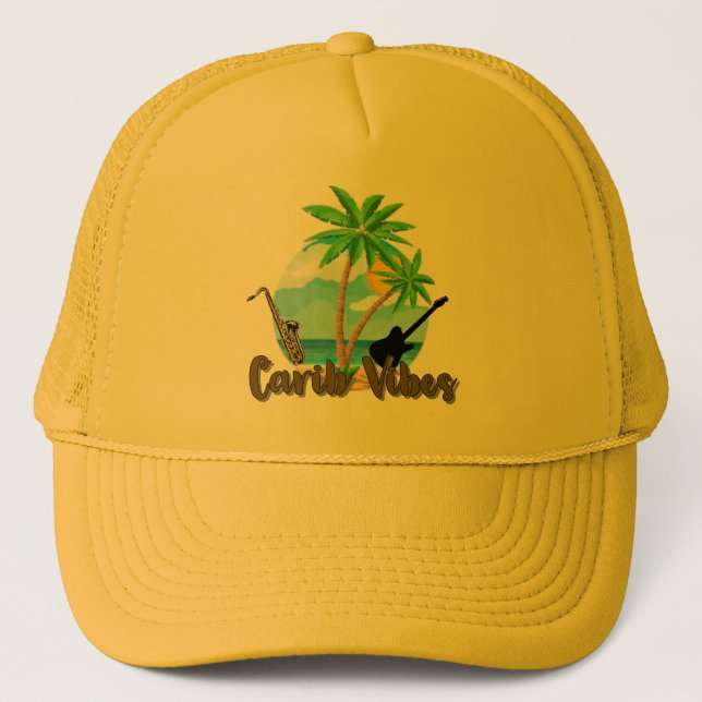 Carib Vibes - Truckerkeps (Framsida)