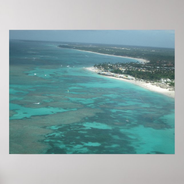 CARIBBEAN AERIAL #1 POSTER (Framsidan)